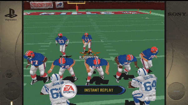 ```plaintextPlayStation Sony EA SPORTS INSTANT REPLAY GILES ```