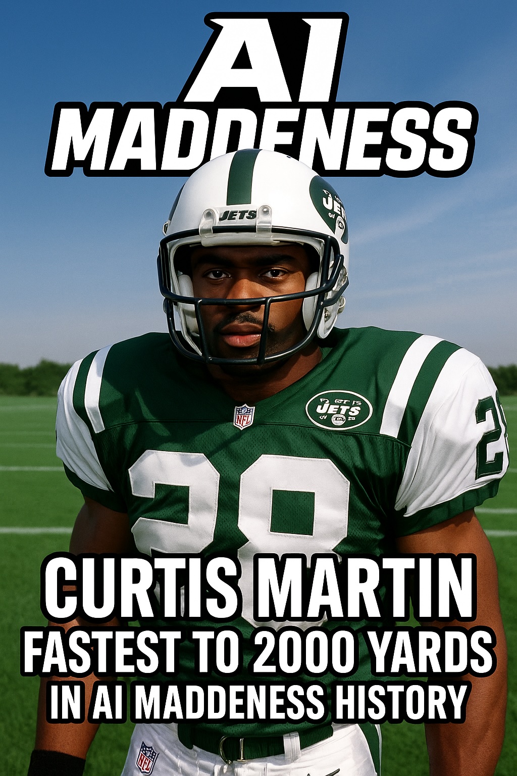 **AI MADDENESS****CURTIS MARTIN** FASTEST TO 2000 YARDS IN AI MADDENESS HISTORY