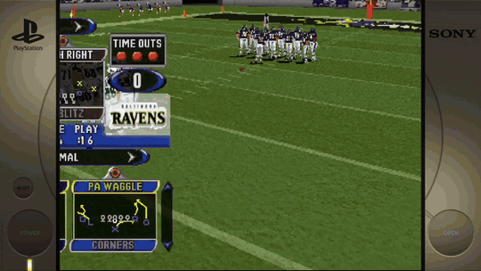 Vinny Testaverde finds Laveranues Coles for a 26-yard touchdown against Baltimore
