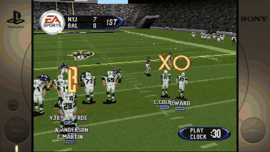 Chris McAlister intercepts Vinny Testaverde in Week 17